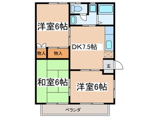 いちごハイツⅠの物件間取画像